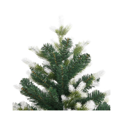 Árvore de Natal artificial articulada c/ flocos de neve 150 cm