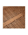 Cesto para lenha com pegas 78x54x34 cm salgueiro natural